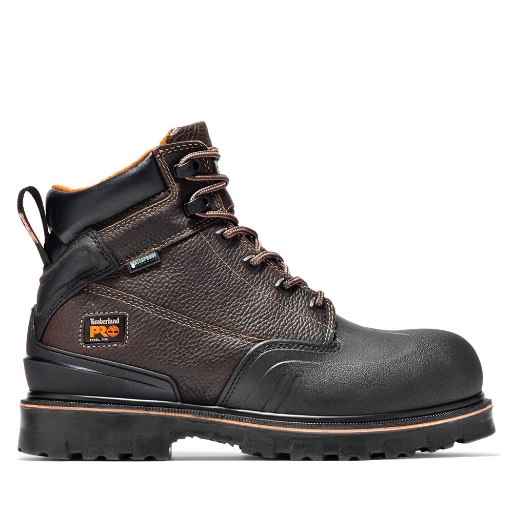 Botas de Trabajo Timberland Hombre Pro® Rigmaster 6" Steel Toe Marrones/Negras - Chile DNR-013865